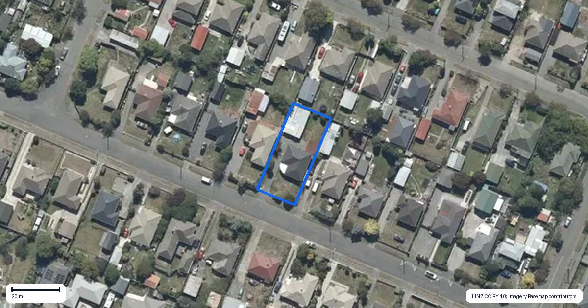 Property context map for 22 Tirangi Street, Hei Hei, Christchurch