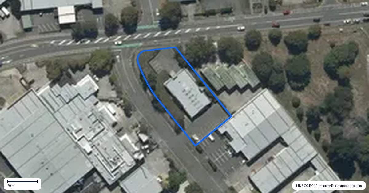 Property context map for 43 Birmingham Drive, Middleton, Christchurch
