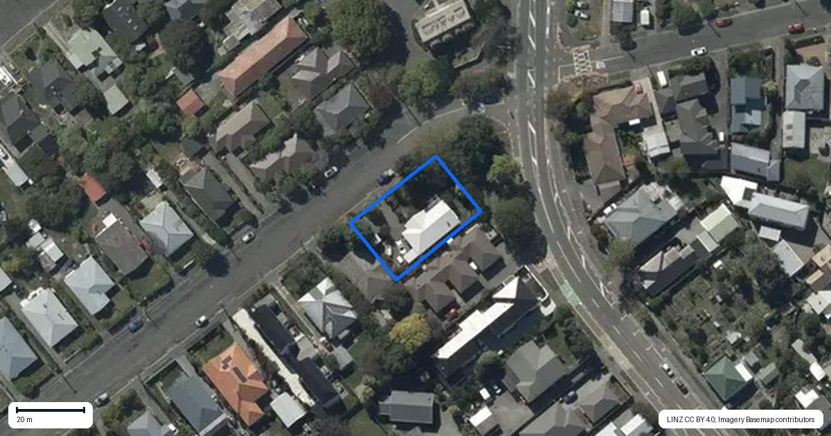 Property context map for 86 Bletsoe Avenue, Spreydon, Christchurch