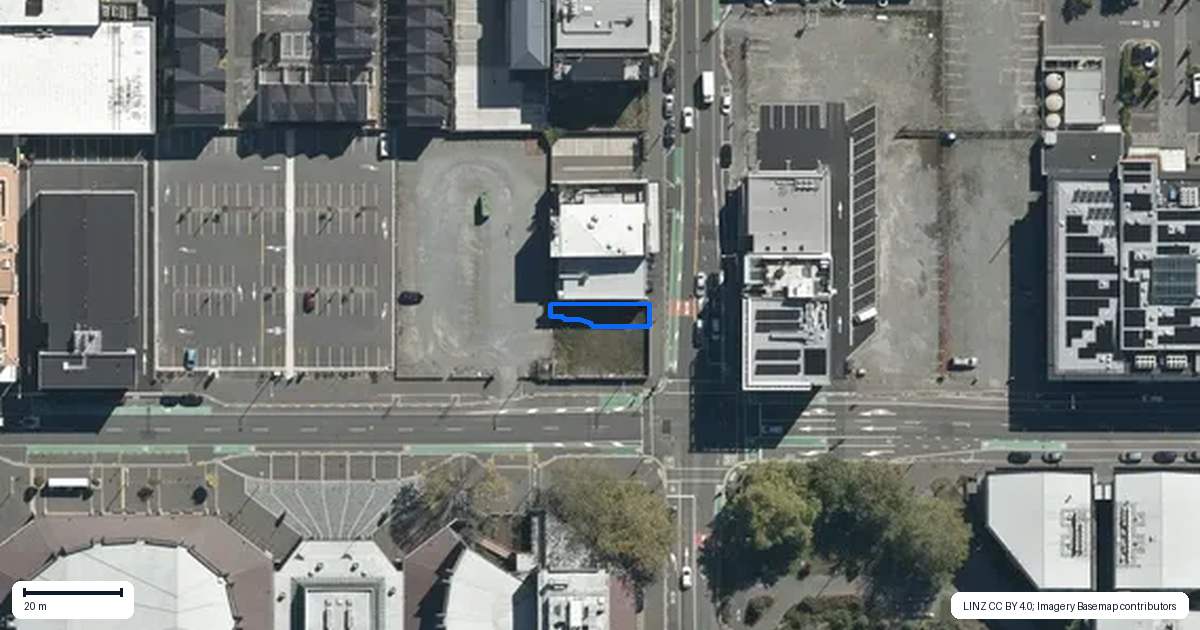 Property context map for 787 Colombo Street, Christchurch Central, Christchurch