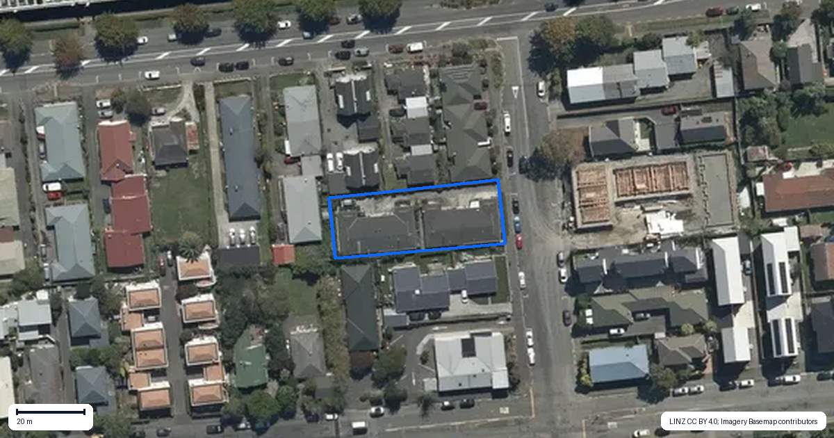 Property context map for 3/63 Division Street, Riccarton, Christchurch