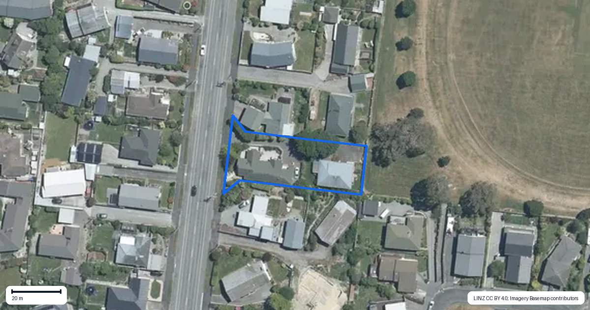 Property context map for 51A Mountain View Road, Glenwood, Timaru