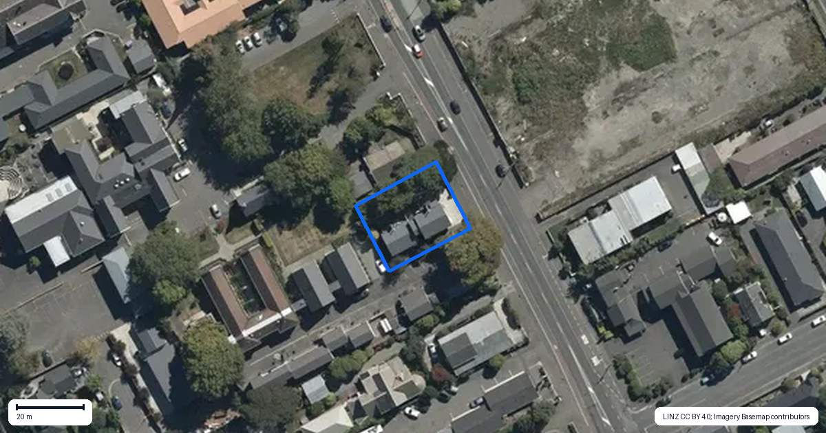 Property context map for 3/63 Papanui Road, Merivale, Christchurch