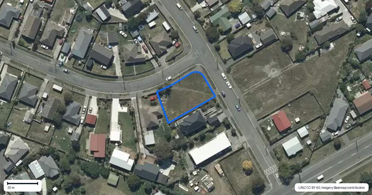 Property context map for 18 Portchester Street, Aranui, Christchurch