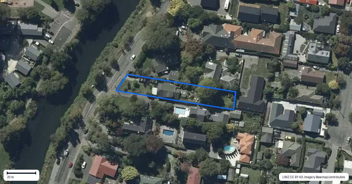 Property context map for 29 Aynsley Terrace, Hillsborough, Christchurch