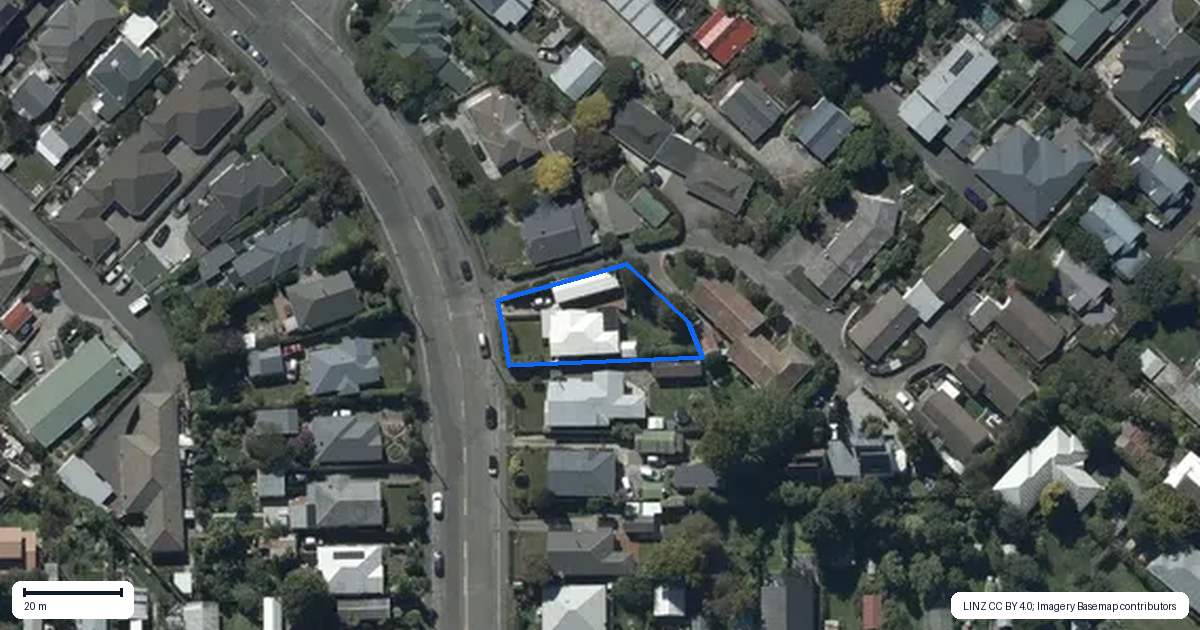 Property context map for 173 Southampton Street, Sydenham, Christchurch