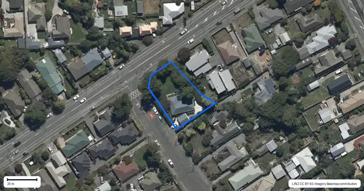 Property context map for 28 Manuka Street, Mairehau, Christchurch