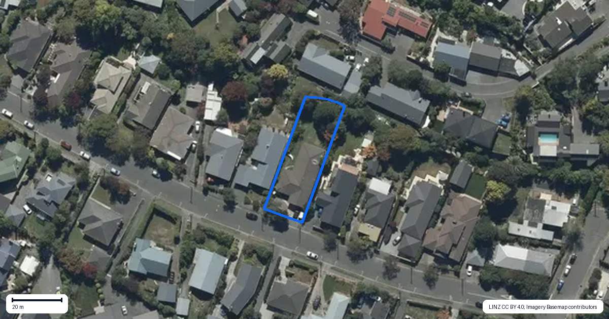 Property context map for 14 Wilfrid Street, Ilam, Christchurch