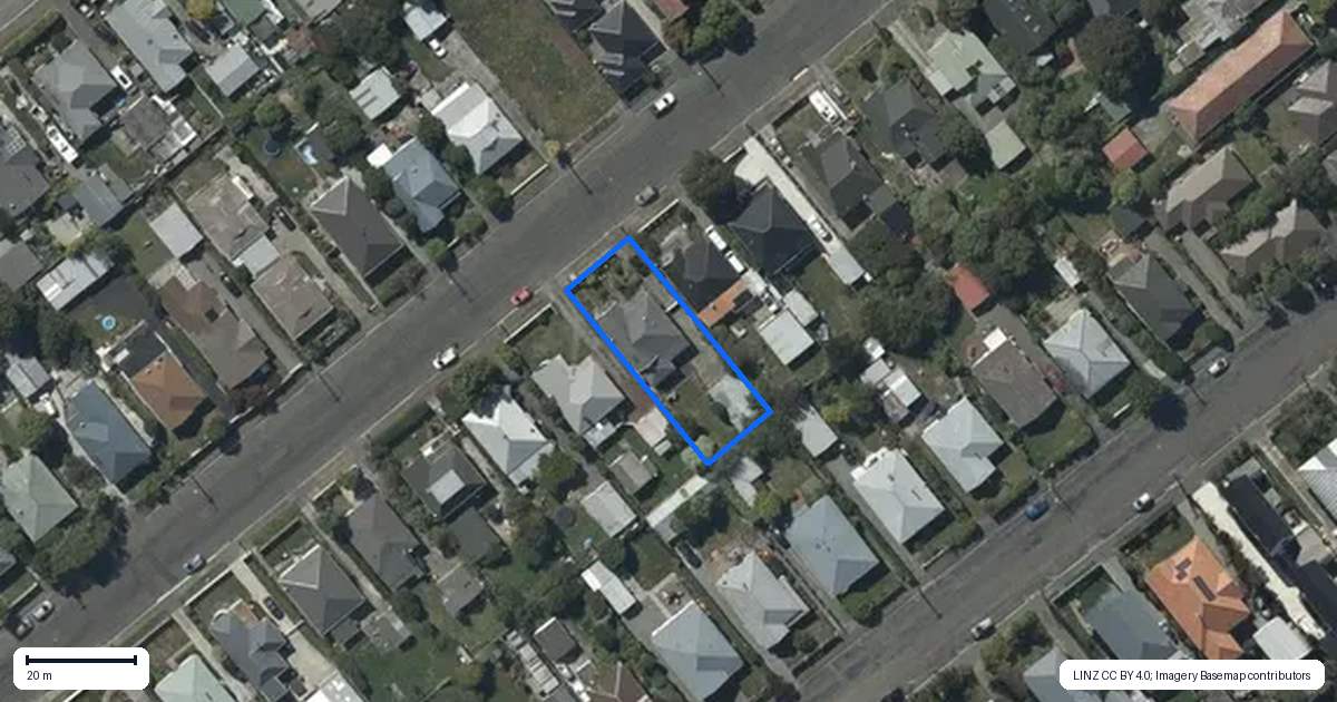 Property context map for 44 Redruth Avenue, Spreydon, Christchurch