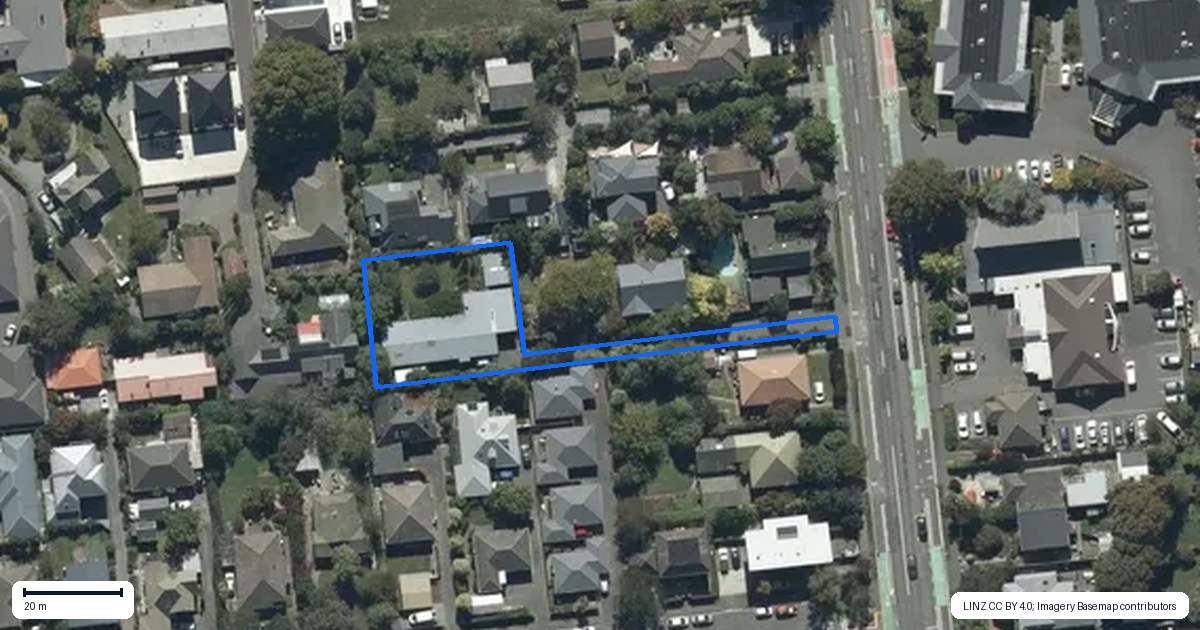 Property context map for 25B Ilam Road, Upper Riccarton, Christchurch