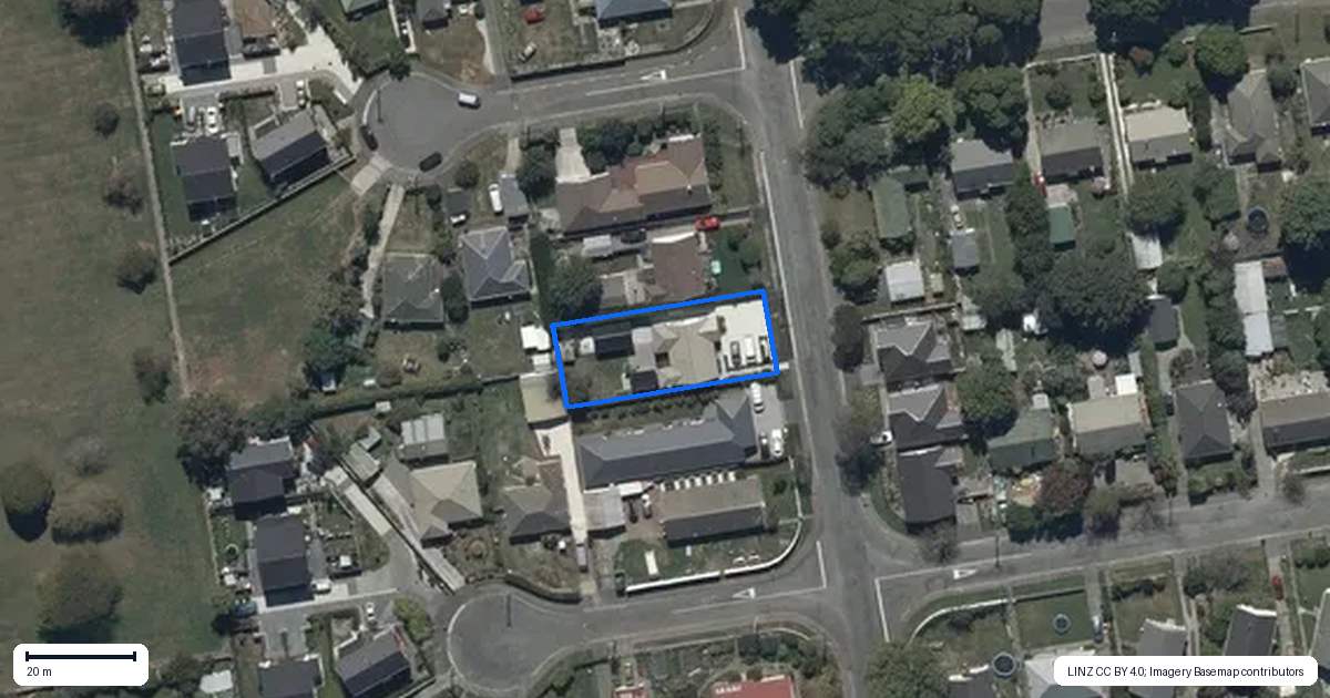 Property context map for 17 Belfield Street, Dallington, Christchurch