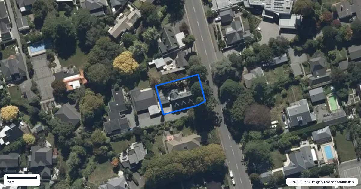 Property context map for 205 Clyde Road, Burnside, Christchurch