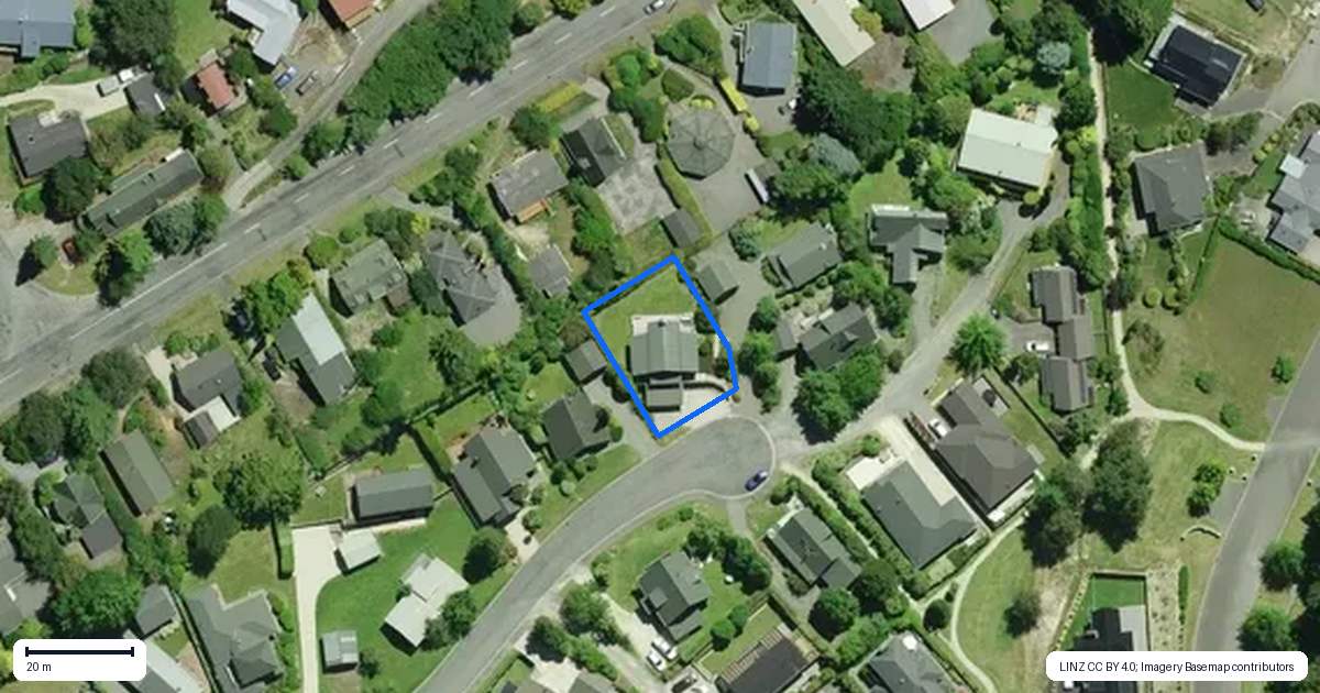 Property context map for 22 Caverhill Close, Hanmer Springs