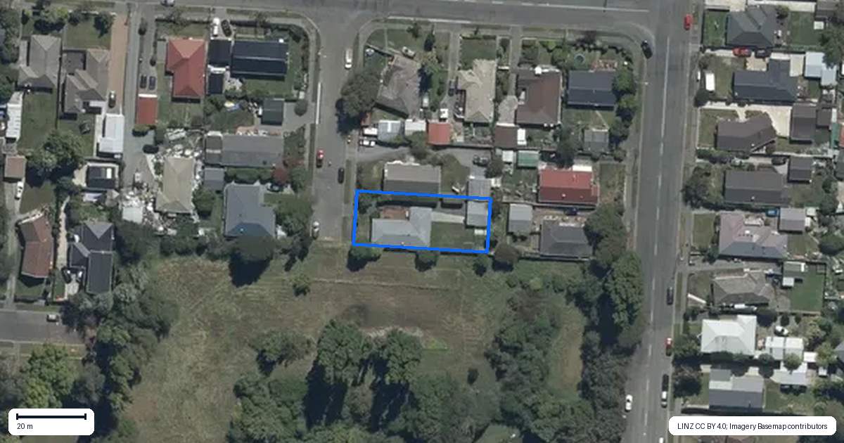 Property context map for 18 Rathlin Street, Redwood, Christchurch