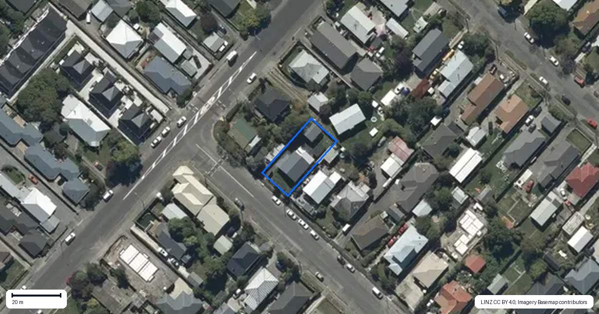 Property context map for 9 Wyon Street, Linwood, Christchurch