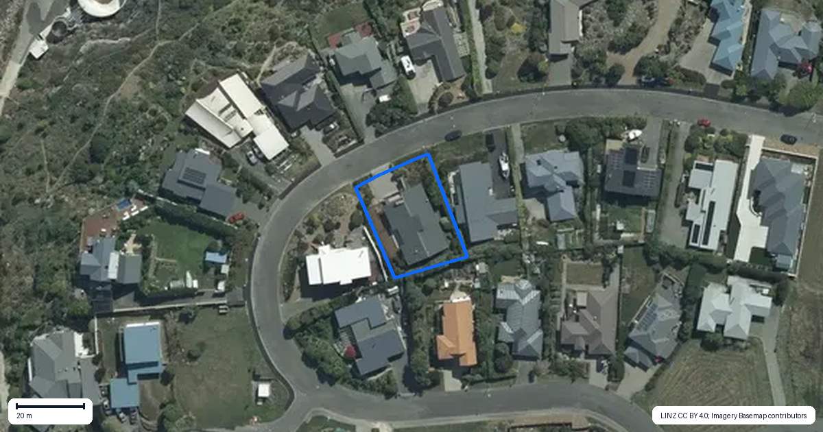 Property context map for 52 Koromiko Crescent, Diamond Harbour