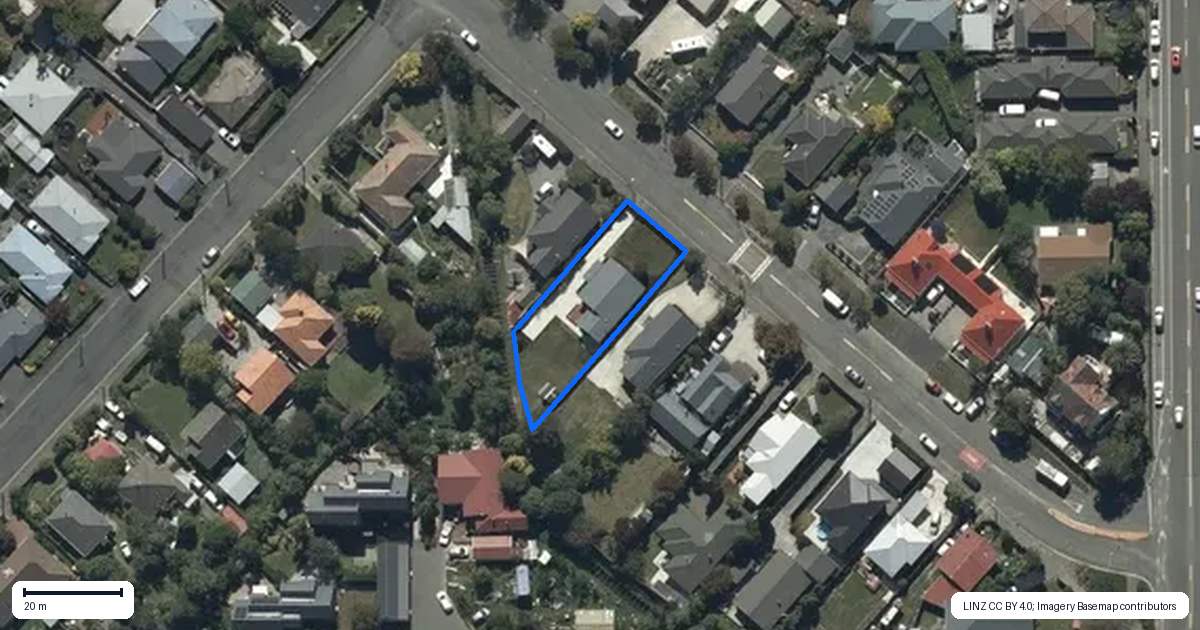 Property context map for 126 Aylesford Street, Mairehau, Christchurch