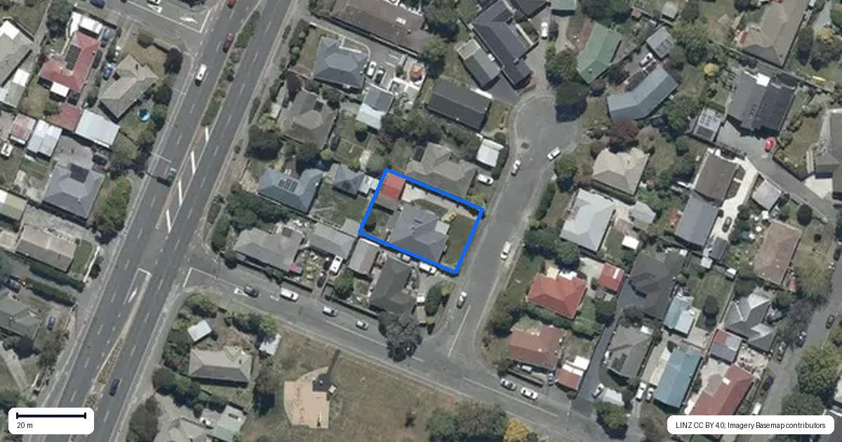 Property context map for 3 Coronado Place, Broomfield, Christchurch
