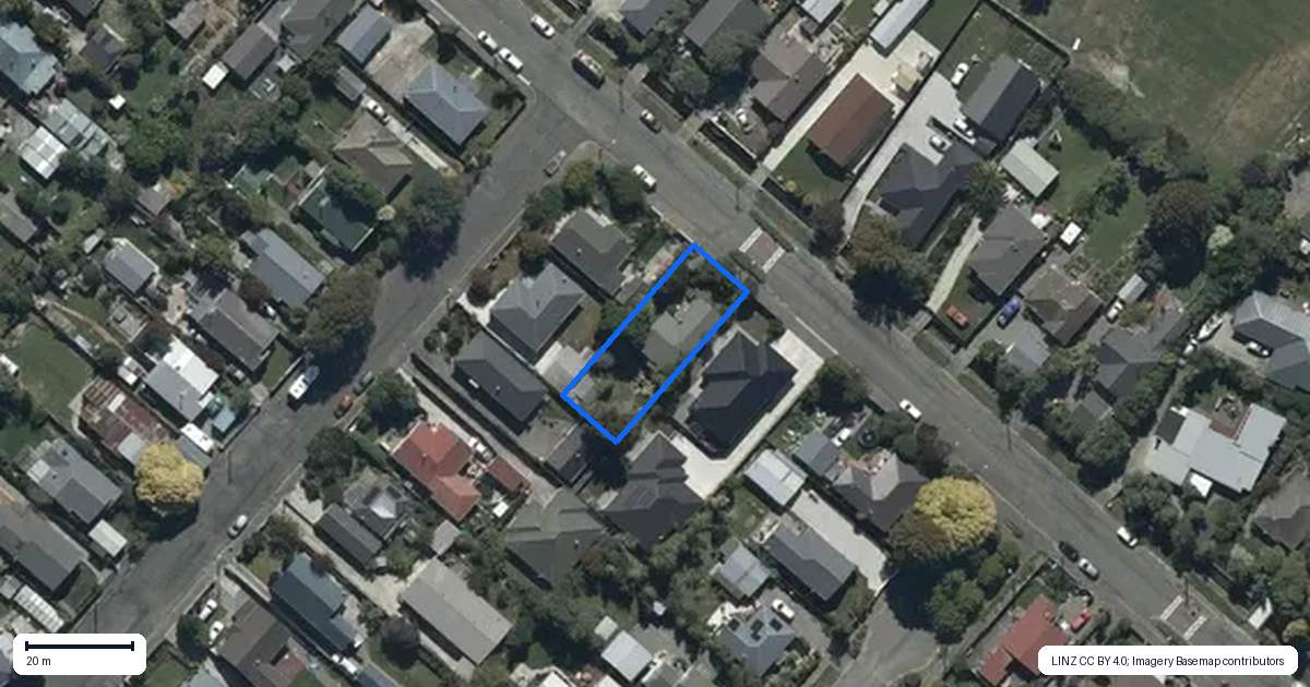 Property context map for 40 Aylesford Street, Mairehau, Christchurch