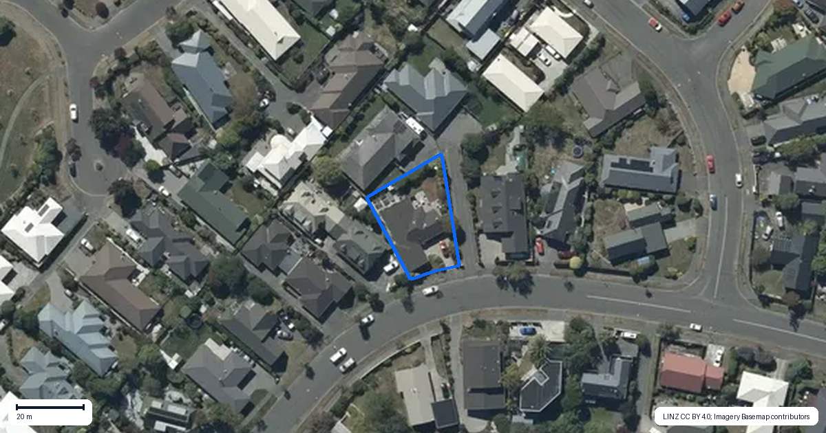 Property context map for 115 Patterson Terrace, Halswell, Christchurch