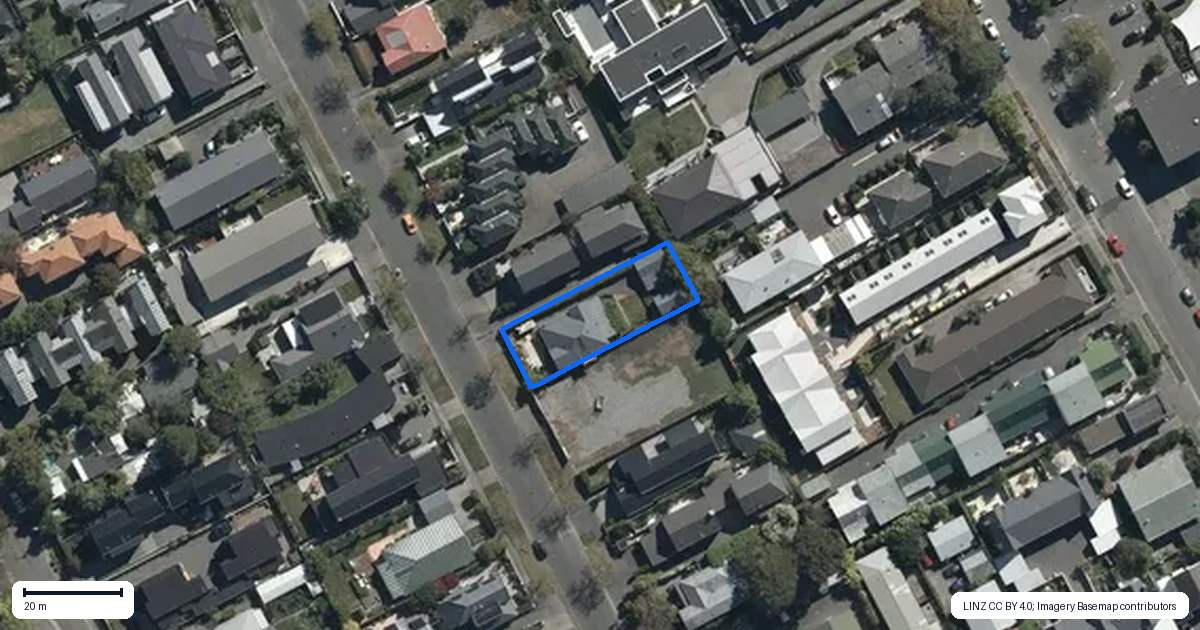 Property context map for 24 Clissold Street, Merivale, Christchurch