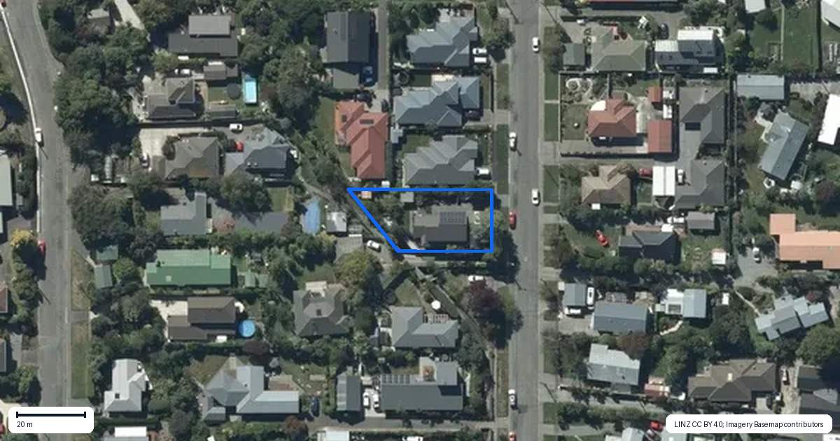 Property context map for 40 Hillsborough Terrace, Hillsborough, Christchurch