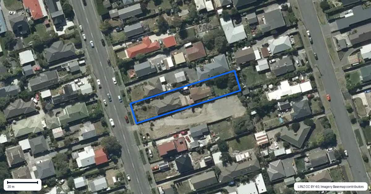 Property context map for 1/207 Estuary Road, South New Brighton, Christchurch