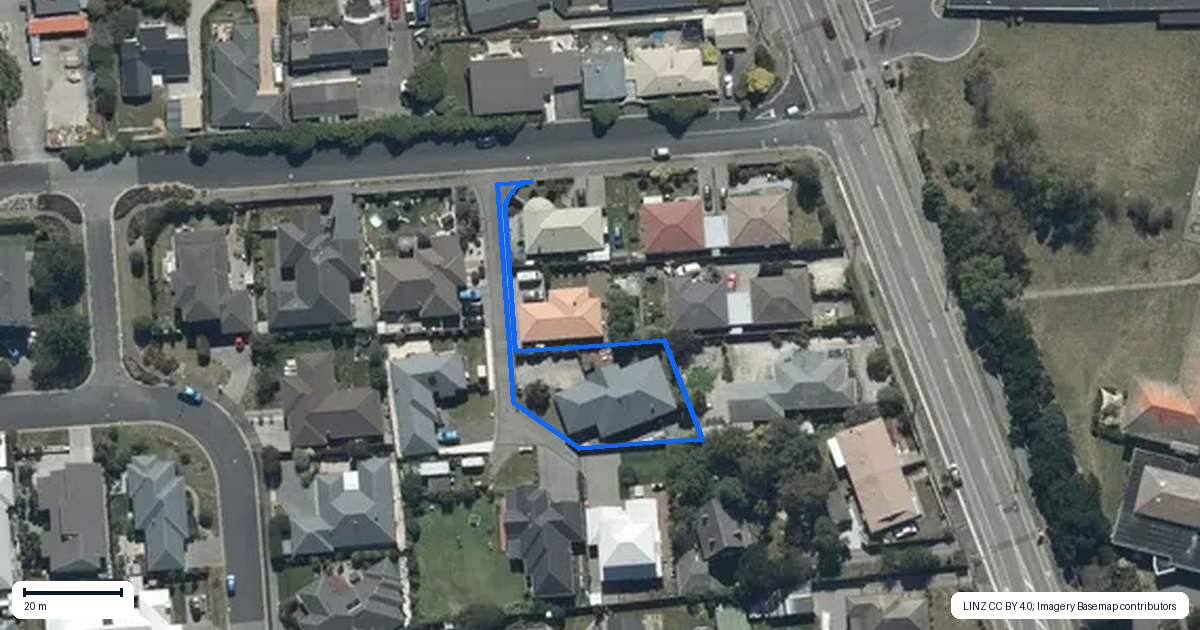 Property context map for 4 Suntory Lane, Burwood, Christchurch