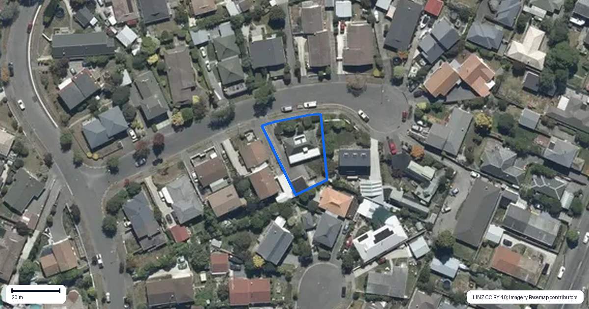 Property context map for 10 Woodstock Place, Russley, Christchurch