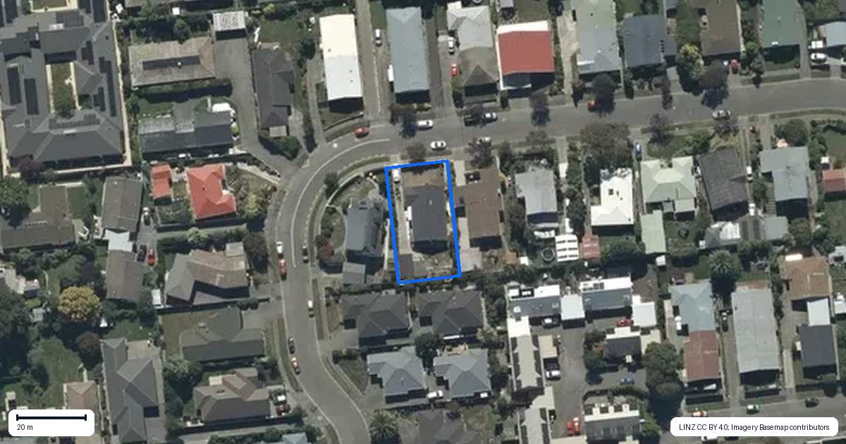 Property context map for 17 Colligan Street, Upper Riccarton, Christchurch