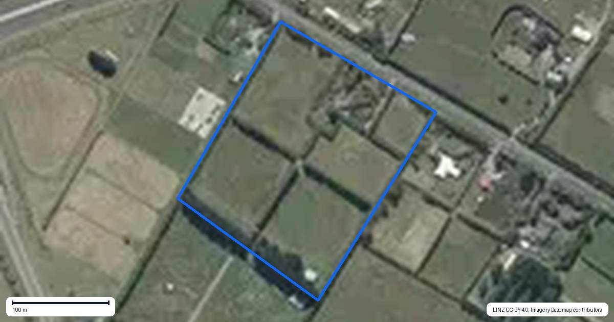 Property context map for 273 Blakes Road, Prebbleton