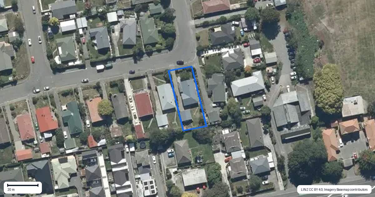Property context map for 22 Kathleen Crescent, Hornby, Christchurch