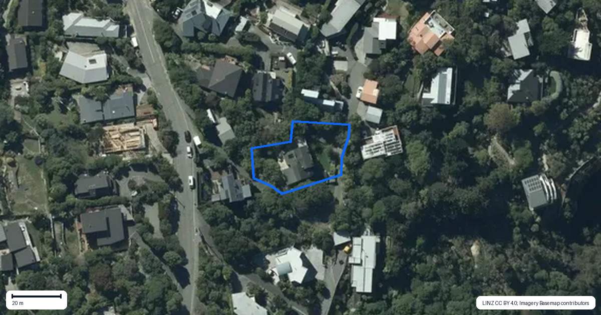 Property context map for 73B Clifton Terrace, Clifton, Christchurch