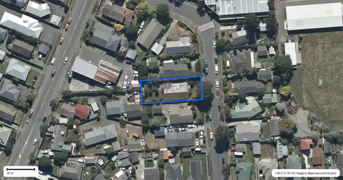 Property context map for 7 Brookby Crescent, Avonhead, Christchurch