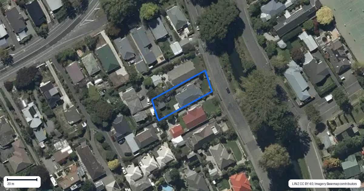 Property context map for 180 Riverlaw Terrace, Saint Martins, Christchurch