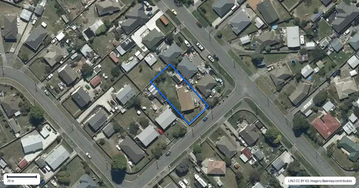 Property context map for 47 Doreen Street, Aranui, Christchurch