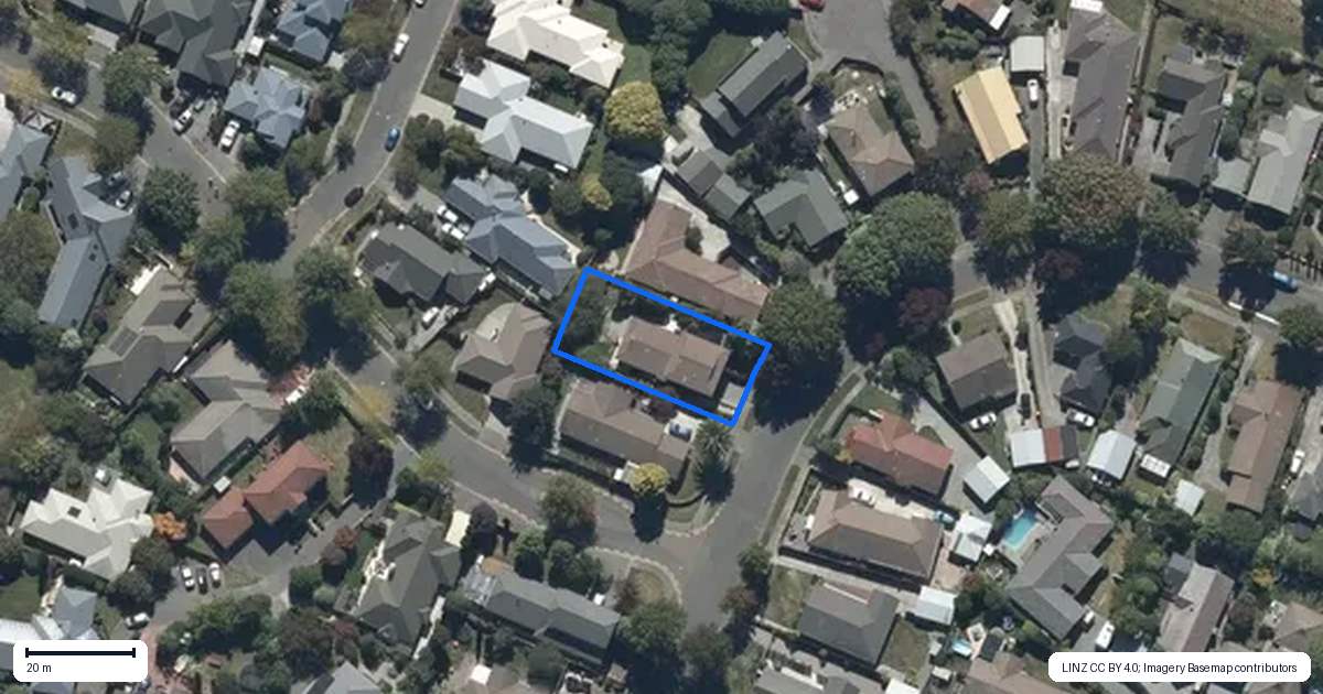 Property context map for 58 Karnak Crescent, Russley, Christchurch