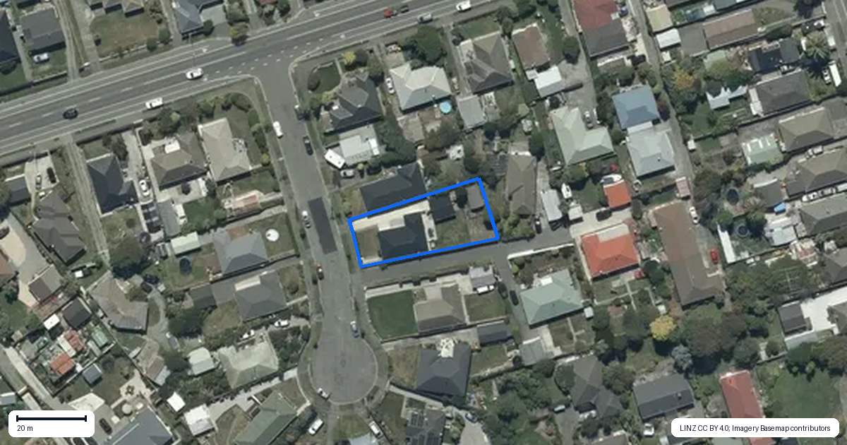 Property context map for 5 Cromer Place, New Brighton, Christchurch