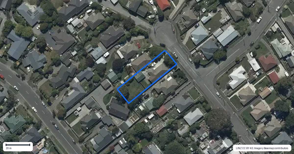 Property context map for 13 Kinnaird Place, Hillmorton, Christchurch