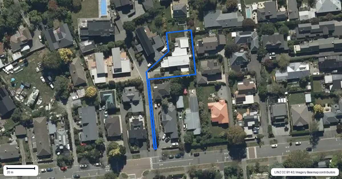 Property context map for 86 Hinau Street, Riccarton, Christchurch