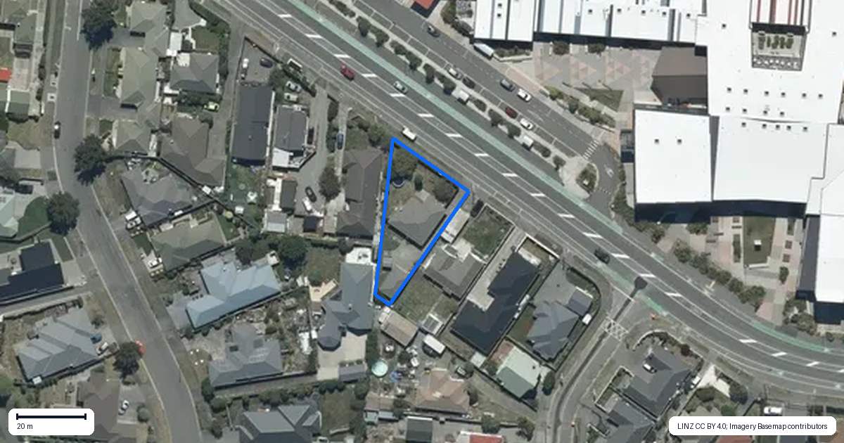 Property context map for 270 Travis Road, New Brighton, Christchurch