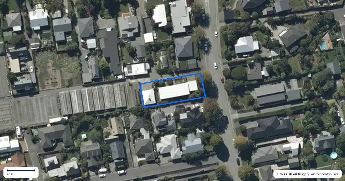 Property context map for 6 Bowenvale Avenue, Cashmere, Christchurch