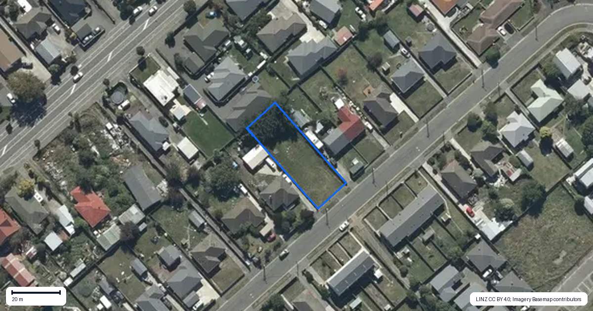 Property context map for 68 Aldershot Street, Aranui, Christchurch