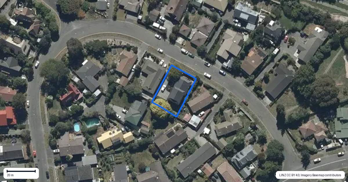 Property context map for 48 Yellowstone Crescent, Burwood, Christchurch
