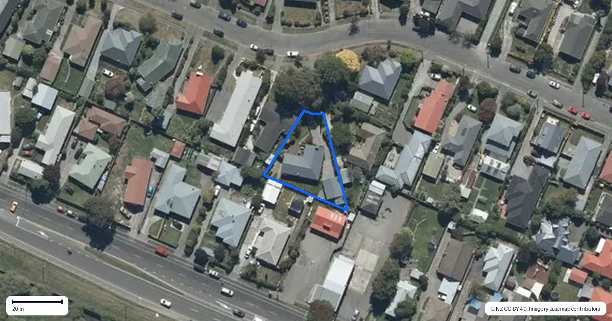 Property context map for 20 Toorak Avenue, Avonhead, Christchurch