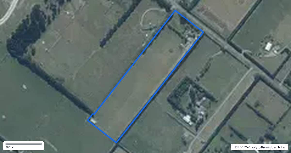 Property context map for 379 Hoskyns Road, Rolleston