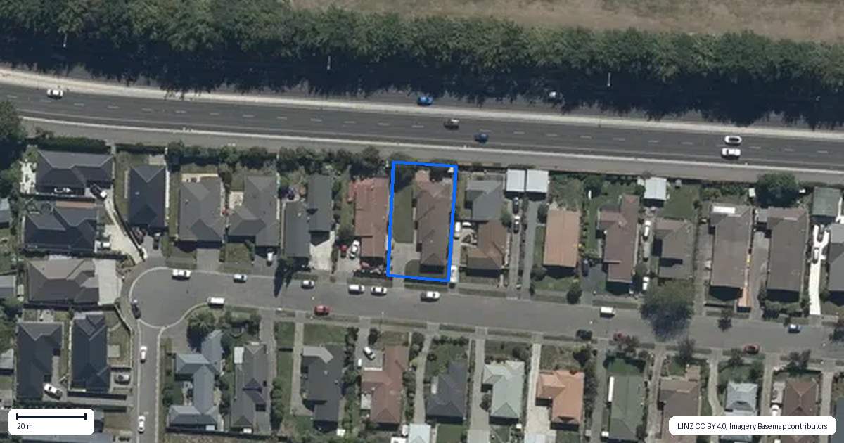 Property context map for 70 Sarabande Avenue, Redwood, Christchurch
