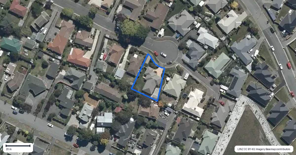 Property context map for 33 Monaghan Street, Northwood, Christchurch