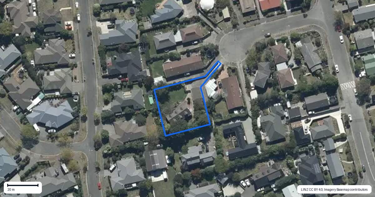 Property context map for 11A Sequoia Place, Parklands, Christchurch