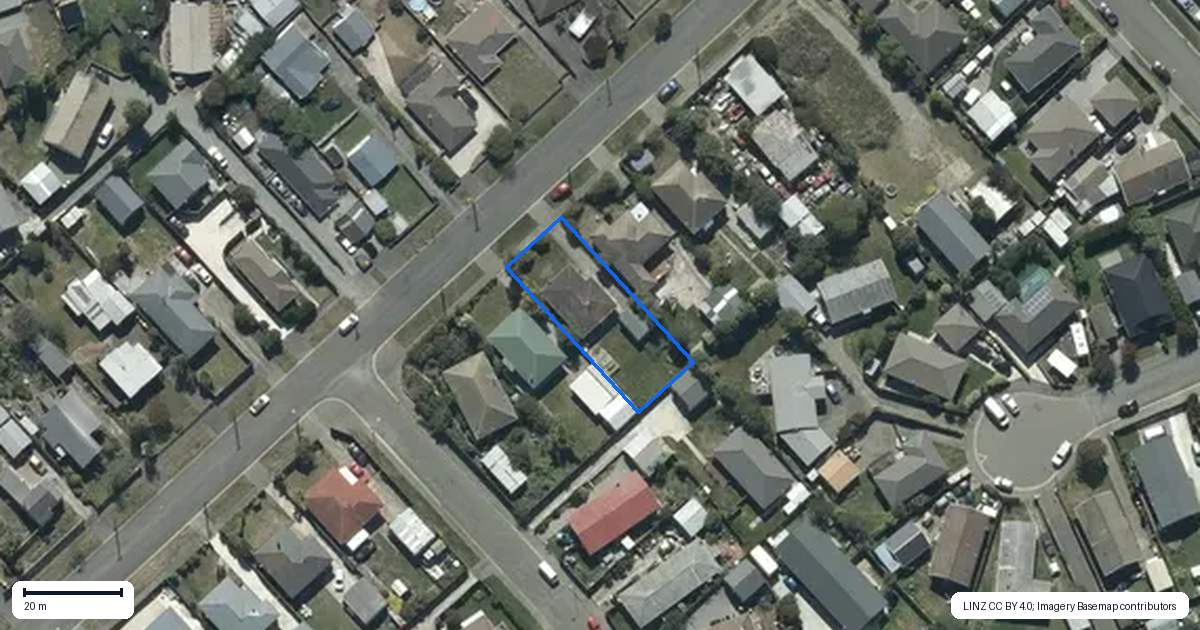 Property context map for 78 Rowses Road, Aranui, Christchurch
